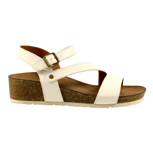 Lunar Womens/Ladies Cluster Wedge Sandals