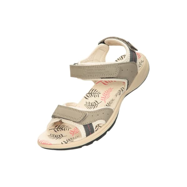Mountain Warehouse Dam/sandal Athens Leaves Sandaler Beige 8 UK