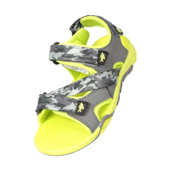 Mountain Warehouse Childrens/Kids Seaside Camo Sandals Grey 8 UK Child