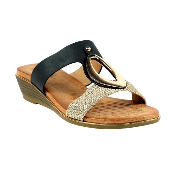 Lunar Womens/Ladies Porto Wedge Heel Sandals