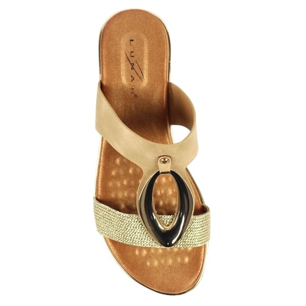 Lunar Womens/Ladies Porto Wedge Heel Sandals