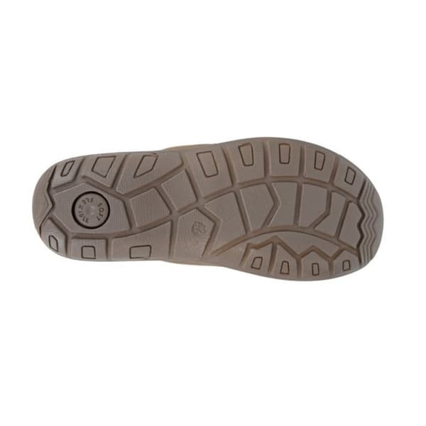 Roamers Mens Nubuck Crossover Strap Mules