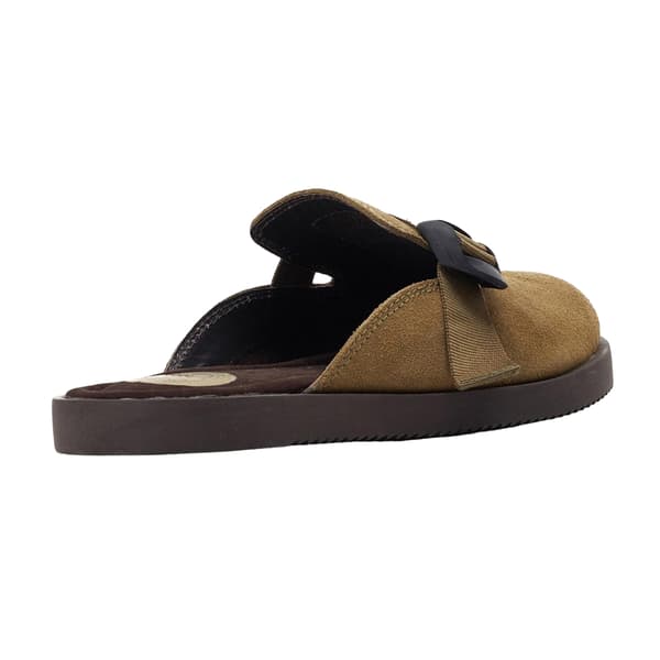Base London Taurus mocka slip-on mules för herrar