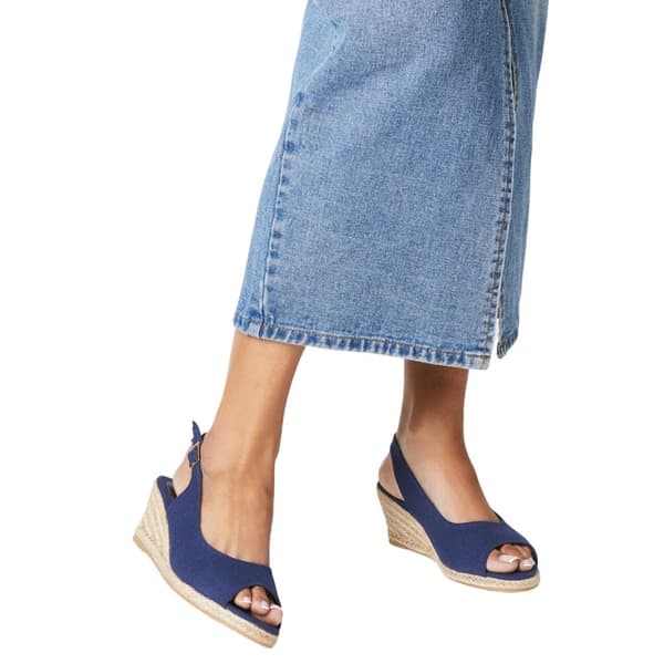 Good For The Sole Womens/Ladies Reese Wedge Espadrilles