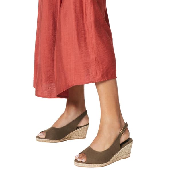 Good For The Sole Womens/Ladies Reese Wedge Espadrilles