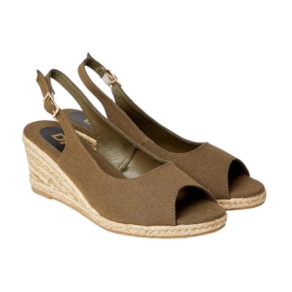 Good For The Sole Womens/Ladies Reese Wedge Espadrilles