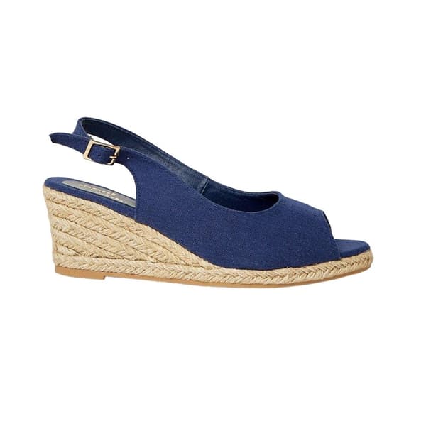 Good For The Sole Womens/Ladies Reese Wedge Espadrilles