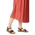 Miniatyrbild 2 av 2: Good For The Sole Dam/Ladies Axel Asymmetric Panel Breda Sandaler