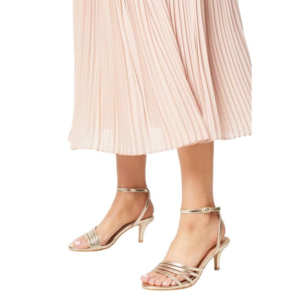 Good For The Sole Womens/Ladies Sana Strappy Wide Stiletto Heel Sandals