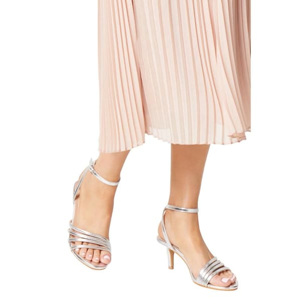 Good For The Sole Womens/Ladies Sana Strappy Wide Stiletto Heel Sandals
