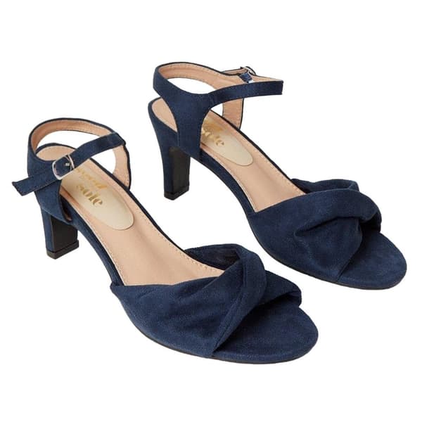 Good For The Sole Dam/Ladies Trisha tvådelade sandaler med bred klack