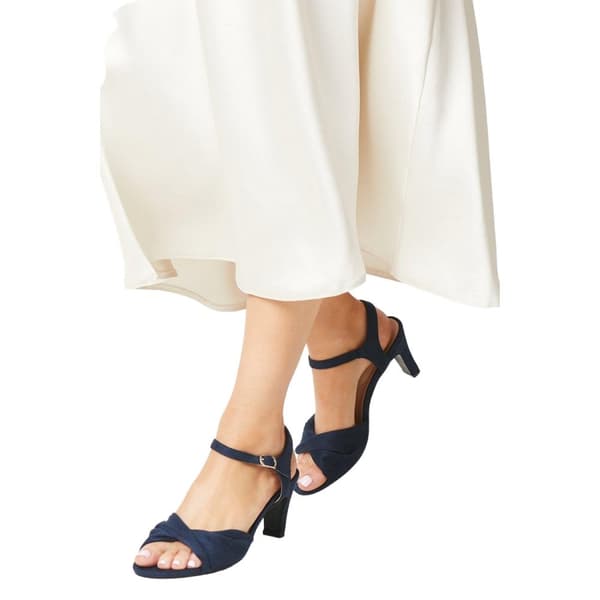 Good For The Sole Womens/Ladies Trisha Two Part Wide Heeled Sandals