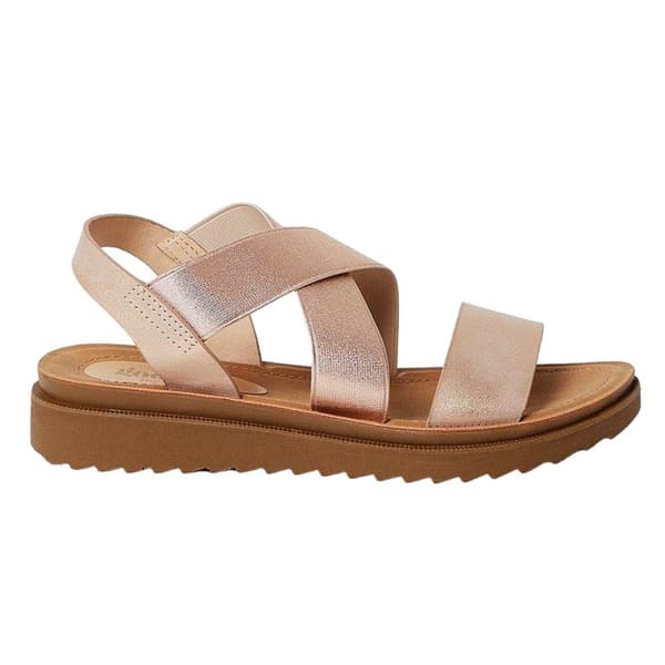 Good For The Sole Womens/Ladies Ana Comfort Crossover Strap Wide Sandals