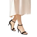 Miniatyrbillede 3 af 3: Dorothy Perkins Womens/Ladies Tasha Barely There Stiletto Heel Sandals