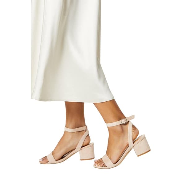 Dorothy Perkins Womens/Ladies Tommi Barely There Wide Medium Block Heel Sandals
