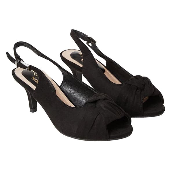 Good For The Sole Womens/Ladies Taylor Twist Knot Peep Toe Wide Sandals