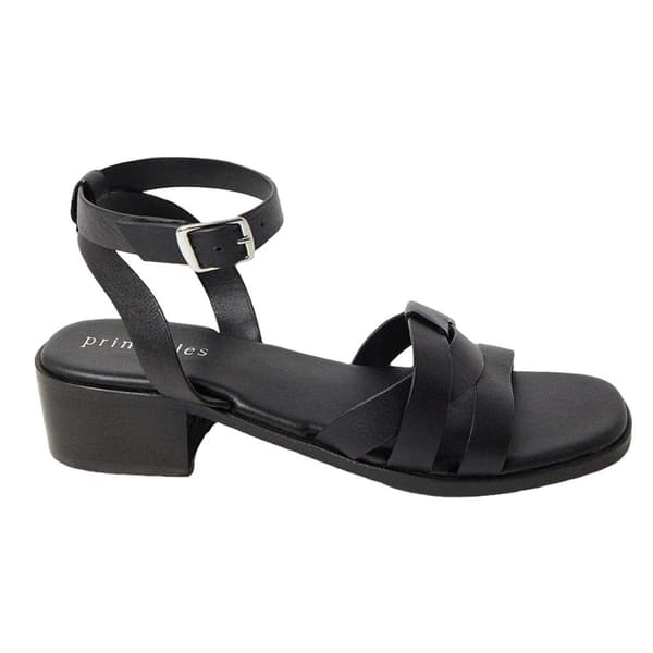 Principles Womens/Ladies Fion Leather Low Block Heel Sandals