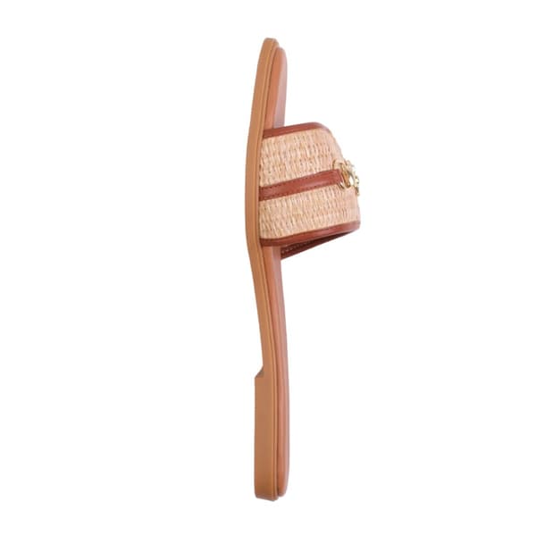 Where's That From Womens/Ladies Harmony Straw PU Sandals
