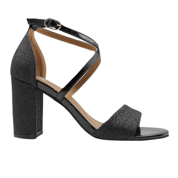 Where's That From Dam/Ladies Ruth Crossover Strap Sandaler med medelhög blockklack