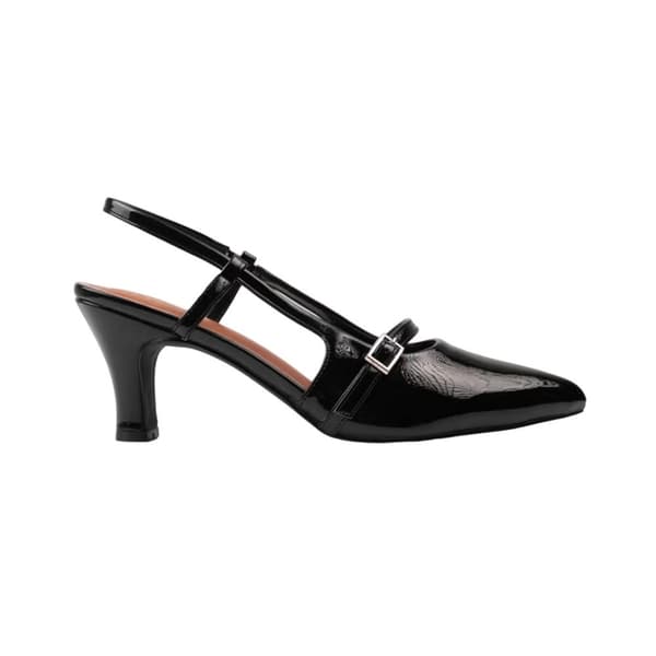 Where's That From Womens/Ladies On Point Sling Back Wide Mid Heel Sandals