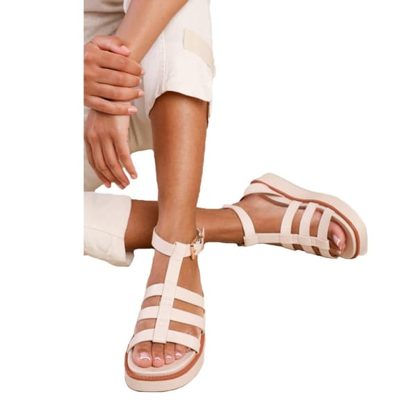 Where's That From Dam/Dotter Dubai PU bred midplattform gladiator sandaler