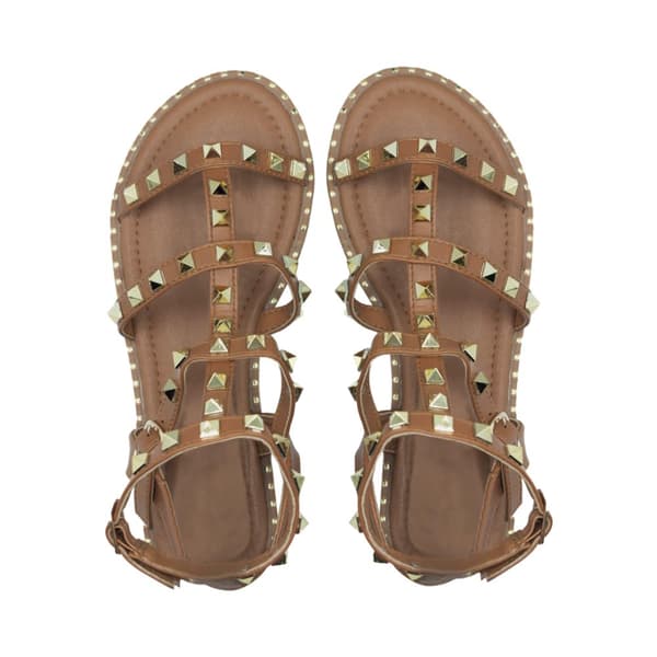 Where's That From Womens/Ladies Natalia Studded PU Gladiator Sandals