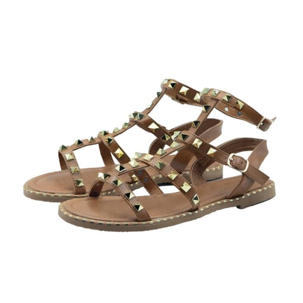 Where's That From Womens/Ladies Natalia Studded PU Gladiator Sandals
