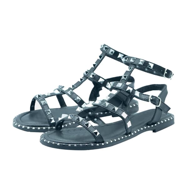 Where's That From Dam/Ladies Natalia Nodded PU Gladiator Sandals