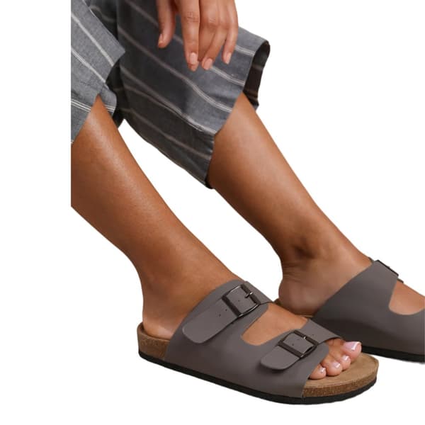 Where's That From Dam/Ladies Willow Nubuck Platta sandaler med spänne