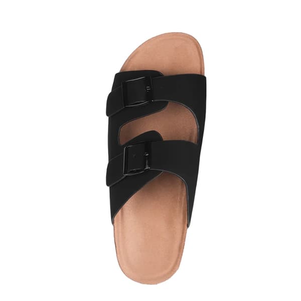 Where's That From Womens/Ladies Willow Nubuck Buckle Detail Flat Sandals