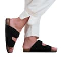 Miniatyrbild 4 av 4: Where's That From Dam/Ladies Willow Nubuck Platta sandaler med spänne