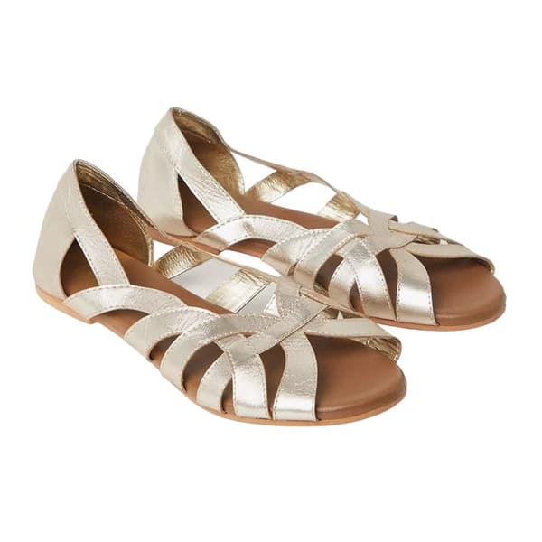 Good For The Sole Womens/Ladies Lulu Woven Leather Extra Wide Pumps