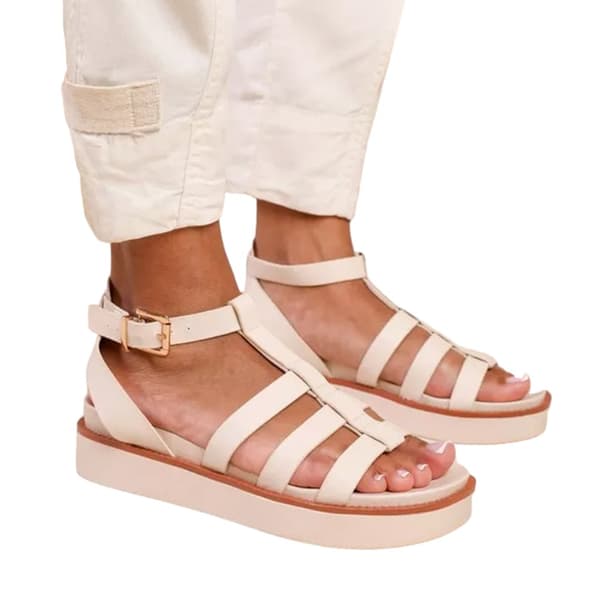 Where's That From Dam/Ladies Dubai Platform Extra Wide Gladiator Sandaler