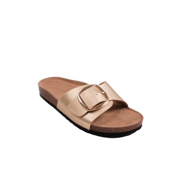 Where's That From Womens/Ladies Sequoia Buckle PU Single Strap Sandals