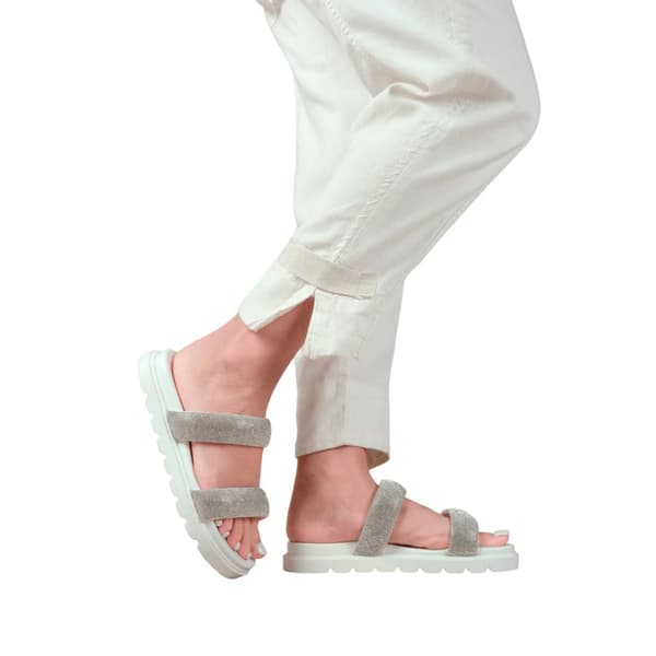 Where's That From Dam/Dam Define Diamante PU Platta Sandaler