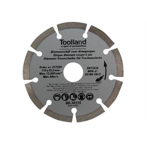 Diamantskivor - Ej specificerat - 150 mm - Segmenterad - Set med 2 - Diamant