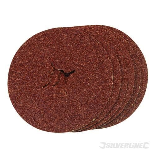 Slipskivor - SILVERLINE - 115 x 22,2 mm - Korund - 10 st.