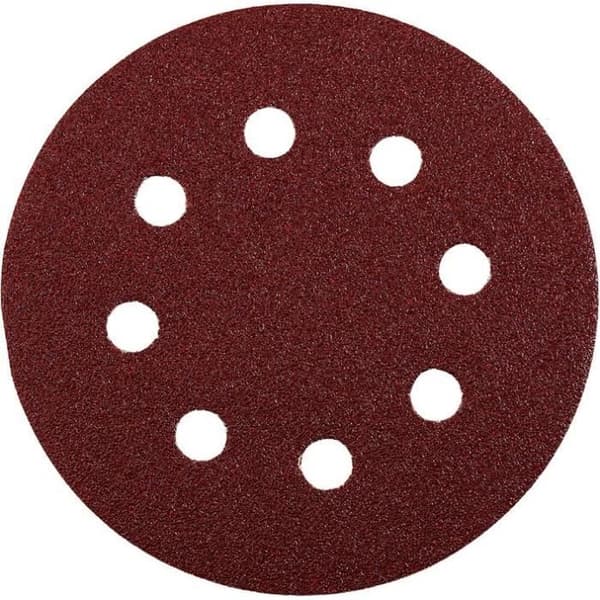 KWB QUICK-STICK slipskivor, TRÄ & METALL, raffinerad korund, Ø 115 mm, perforerad - 491804