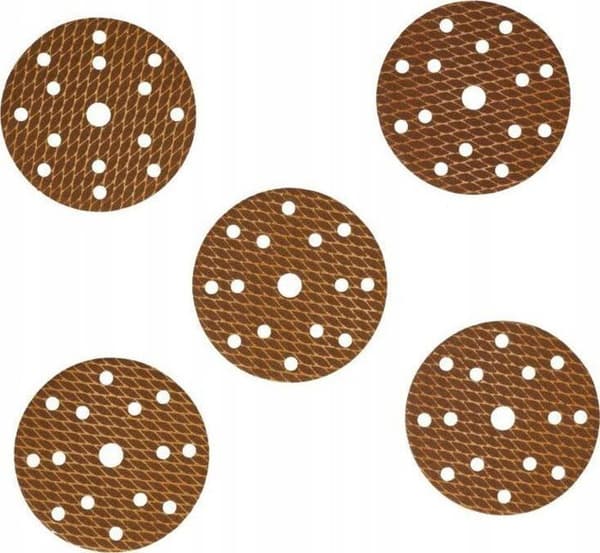 Slipande skiva Dedra - DED7764R06 - Anti-smuts slipande skivor 180 mm, 180, Velcro, set om 5