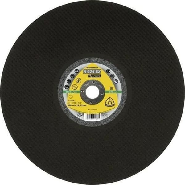 Klingspor abrasivskiva - 353096 - METALLSKÄRDISKAR 356*4.0*32 A924SX Special FÖR JÄRNVÄGSSCHAKT K