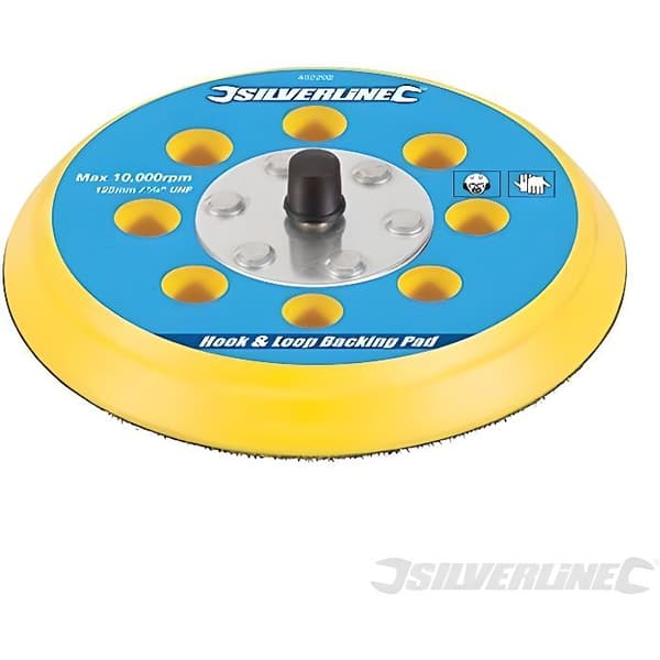 Krok- och öglestödbricka - Ej specificerat - 125 mm - 9/16" UNF-gänga - Gul - styv till halvflexibel