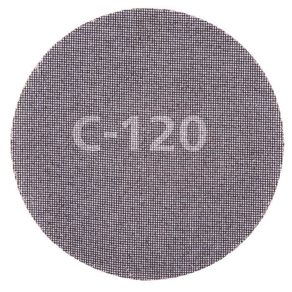 WOLFCRAFT Set med 5 självgripande SiC-nätskivor G120 - Ø 225 mm
