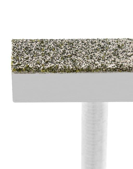Qwork - WD6040 - 3 st diamantslipskivor med halkfritt handtag för slipning av gradningsskivor, huvud 45 x 10 mm