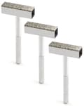 Miniatyrbild 1 av 4: Qwork - WD6040 - 3 st diamantslipskivor med halkfritt handtag för slipning av gradningsskivor, huvud 45 x 10 mm
