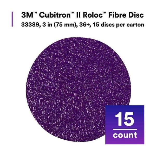 3M CUBITRON II ROLOC Fiberstorlek 3" Alternativ 36+)