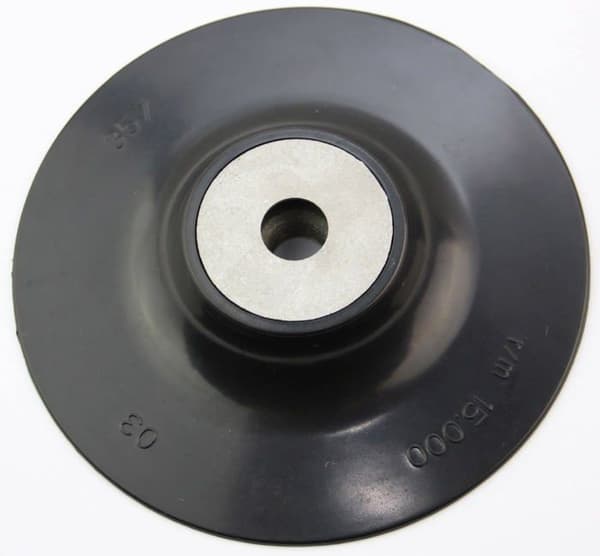 Eisenwolf slipskiva M14 125 mm fiberslipskiva för hård borr/vinkelslip