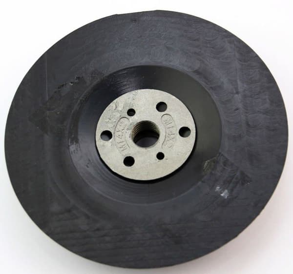 Eisenwolf slipskiva M14 125 mm fiberslipskiva för hård borr/vinkelslip