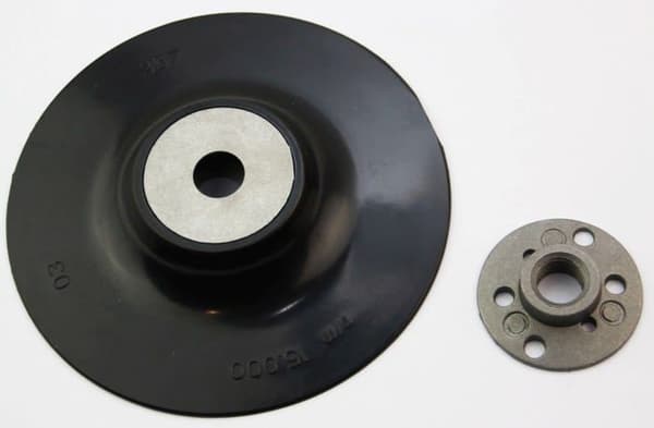 Eisenwolf slipskiva M14 125 mm fiberslipskiva för hård borr/vinkelslip