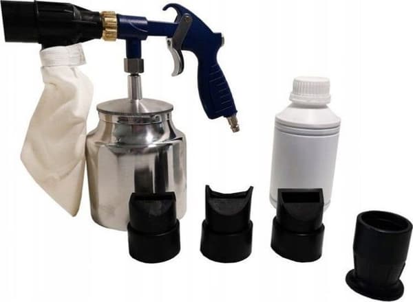 Microbilleuse - sandblaster Forsage - F-2377 - Sandblasting pistol med 1 l sandblästerbehållare