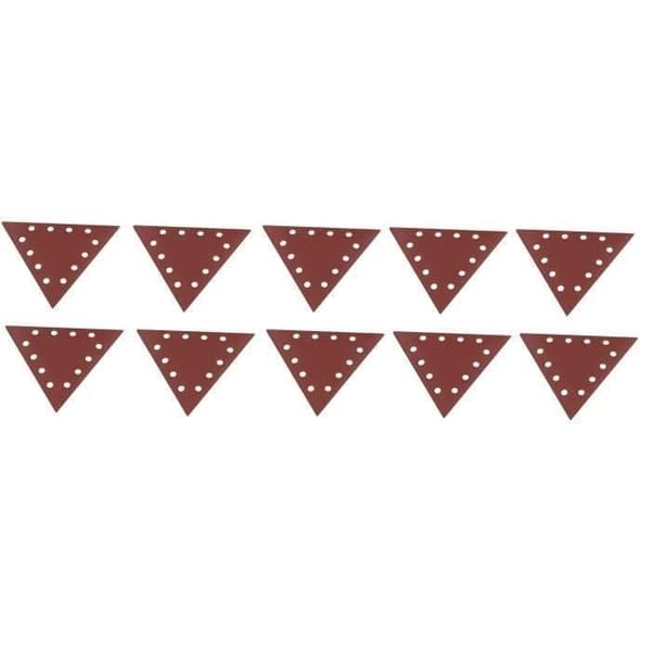 SCHEPPACH Mycket av 10 slipande trianglar korn 150 för DS210 slipmaskin
